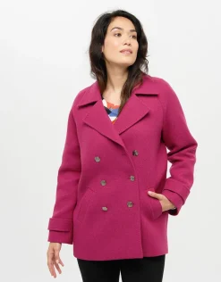 Hot Caban 70% laine rose Manteaux|Parkas