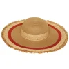 Discount Chapeau beige rouge Accessoires|Chapeaux