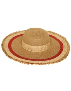 Discount Chapeau beige rouge Accessoires|Chapeaux