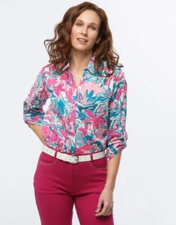Online Chemise coton motif Chemisiers & Blouses|Hauts