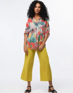Outlet Chemise en voile imprimé Chemisiers & Blouses|Hauts