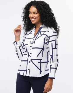 Hot Chemise imprimé graphique Chemisiers & Blouses|Hauts