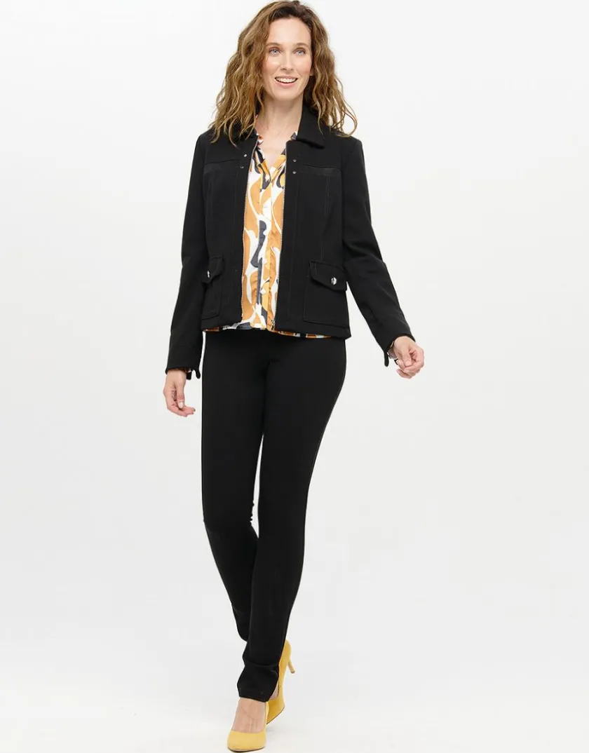 Discount Chemisier à motifs ocre Chemisiers & Blouses|Hauts