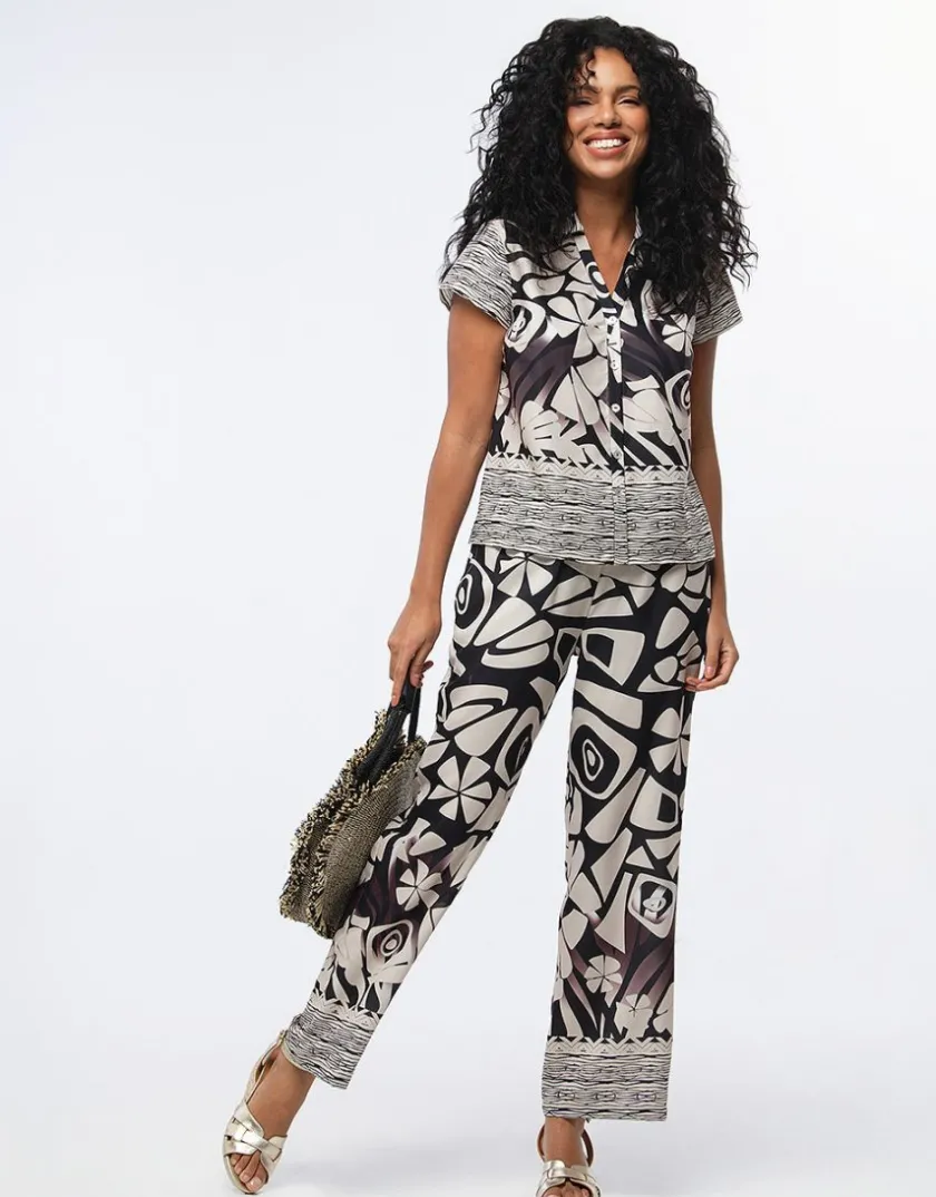 Outlet Chemisier beige chic Chemisiers & Blouses|Hauts