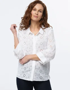 Best Chemisier blanc broderie Chemisiers & Blouses|Hauts