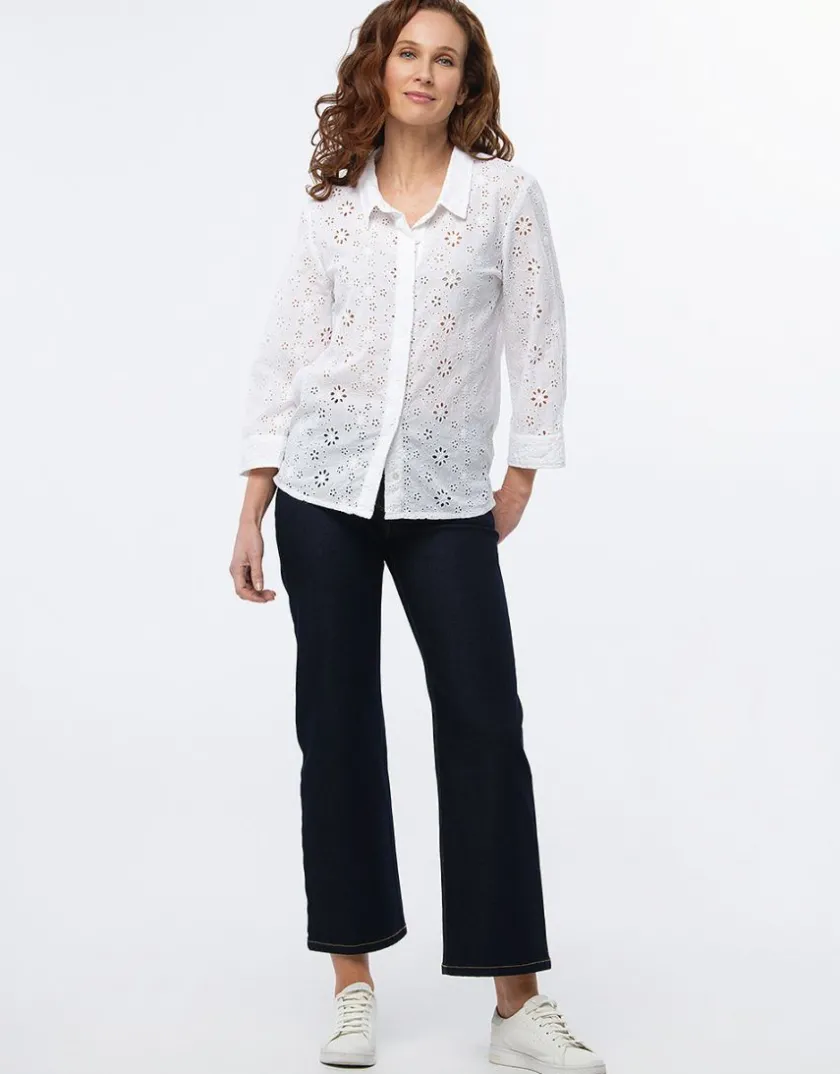 Best Chemisier blanc broderie Chemisiers & Blouses|Hauts
