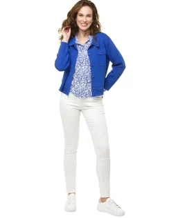 Sale Chemisier bleu fleuri Chemisiers & Blouses|Hauts