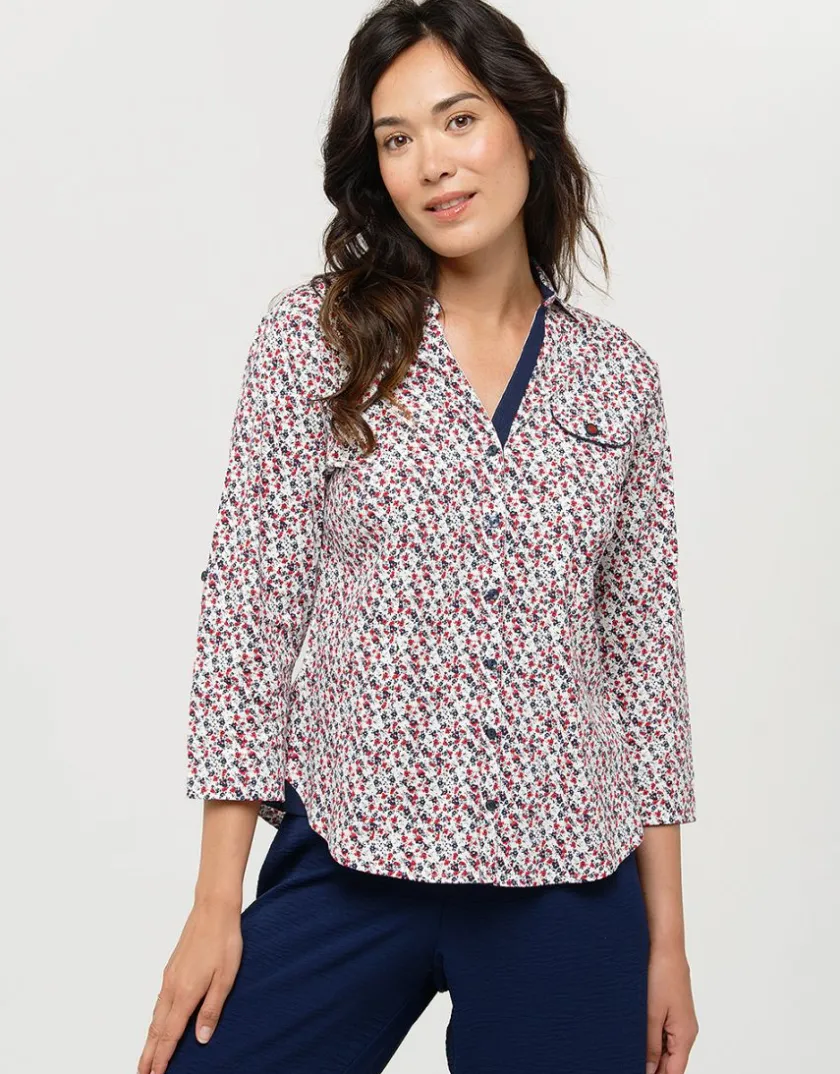 Best Chemisier coton fleuri Chemisiers & Blouses|Hauts