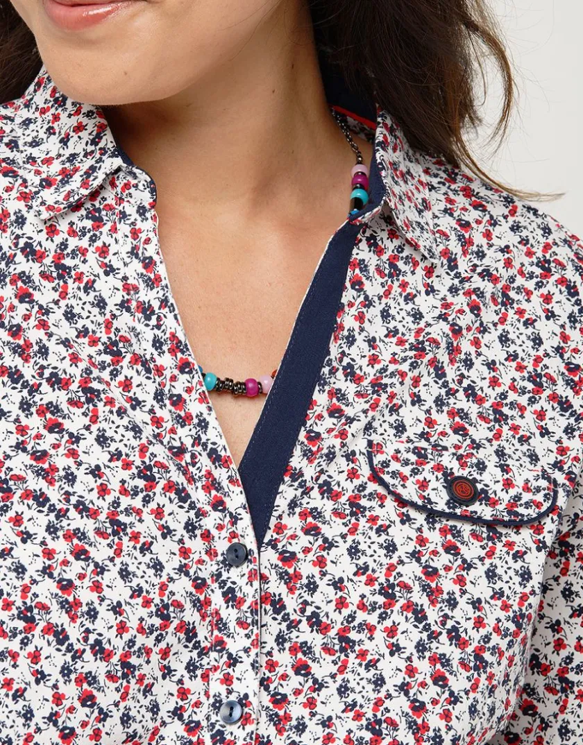 Best Chemisier coton fleuri Chemisiers & Blouses|Hauts