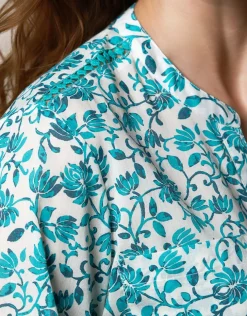 Outlet Chemisier coton motif Chemisiers & Blouses|Hauts