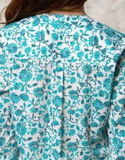 Outlet Chemisier coton motif Chemisiers & Blouses|Hauts