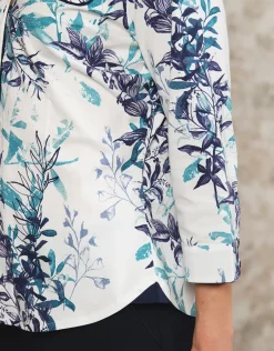 Online Chemisier fleuri coton Chemisiers & Blouses|Hauts