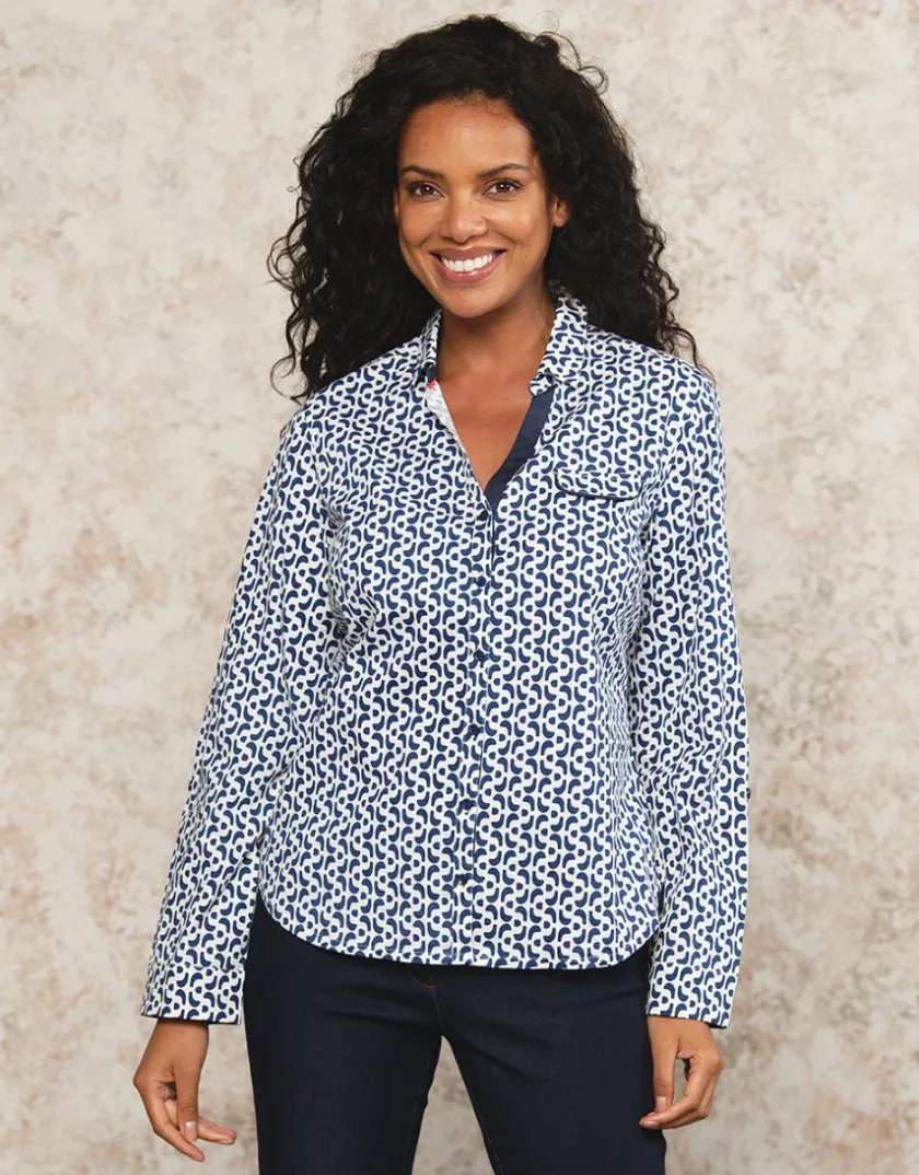 Hot Chemisier imprimé coton Chemisiers & Blouses|Hauts