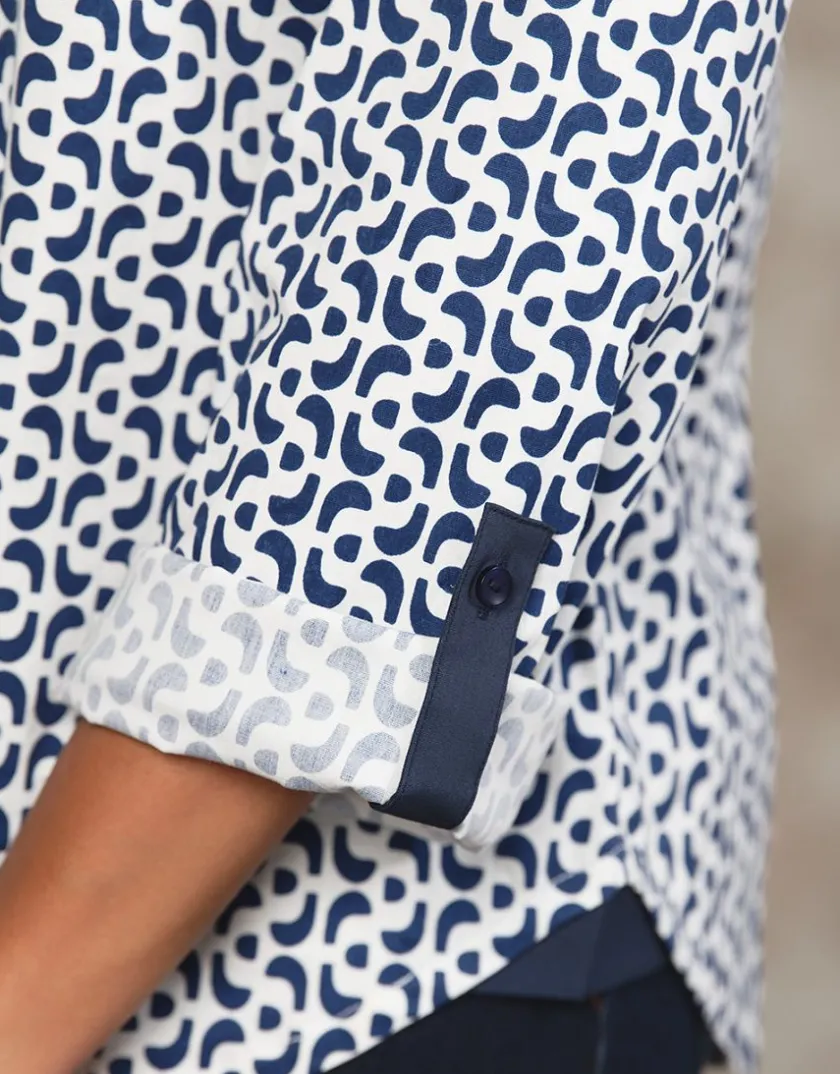 Hot Chemisier imprimé coton Chemisiers & Blouses|Hauts
