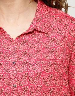 Hot Chemisier imprimé rose Chemisiers & Blouses|Hauts
