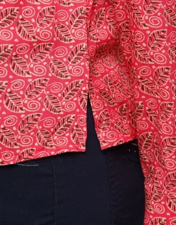 Hot Chemisier imprimé rose Chemisiers & Blouses|Hauts