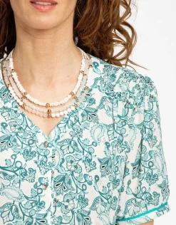 Best Chemisier imprimé vert Chemisiers & Blouses|Hauts