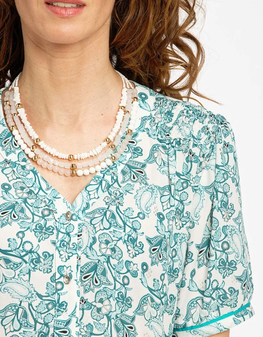 Best Chemisier imprimé vert Chemisiers & Blouses|Hauts