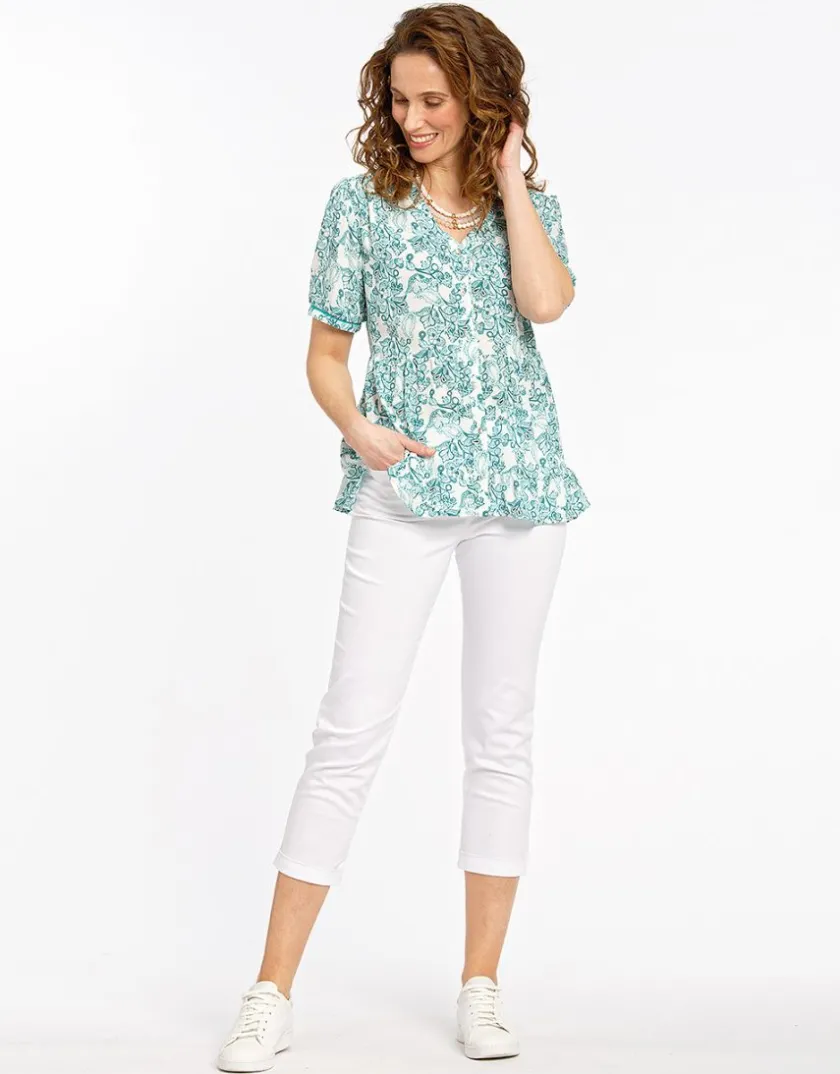 Best Chemisier imprimé vert Chemisiers & Blouses|Hauts