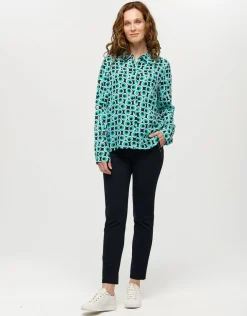 Best Chemisier vert noir pop Chemisiers & Blouses|Hauts