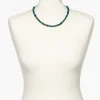 Hot Collier à perles bleu Bijoux|Accessoires