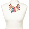 New Collier bois multicolore Bijoux|Accessoires