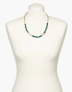 Sale Collier court bleu Bijoux|Accessoires