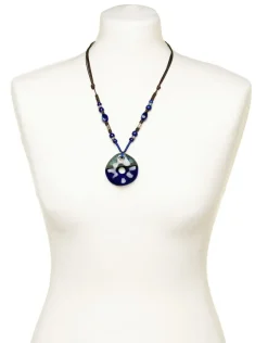Sale Collier céramique bleu Bijoux|Accessoires