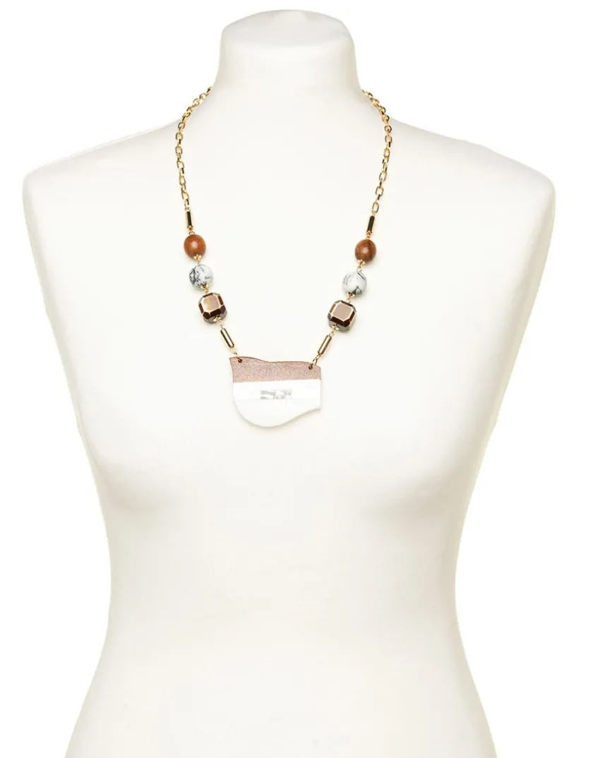 New Collier doré perles Bijoux|Accessoires