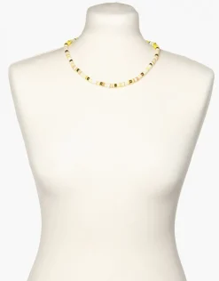Best Collier jaune perles Bijoux|Accessoires