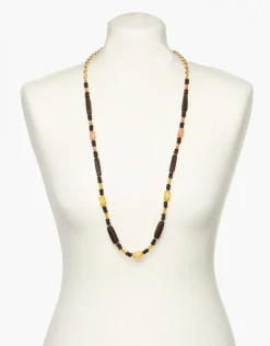 Sale Collier sautoir marron Bijoux|Accessoires