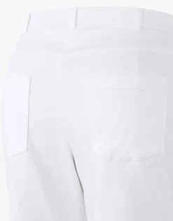Online Corsaire blanc stretch Pantacourts|Pantalons