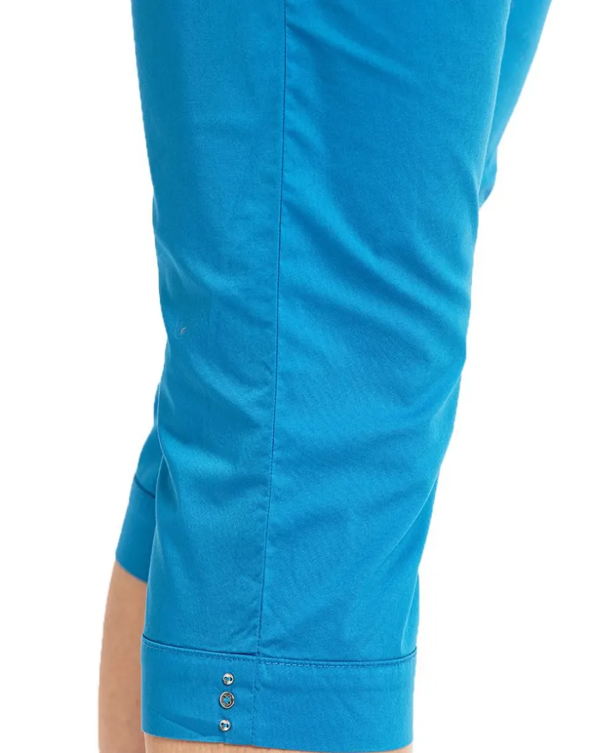 Online Corsaire bleu turquoise Pantacourts