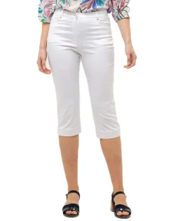 New Corsaire coton blanc Pantacourts|Pantalons