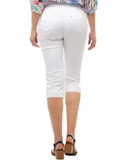 New Corsaire coton blanc Pantacourts|Pantalons