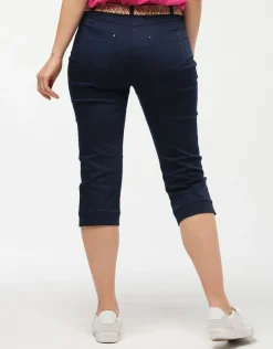 Hot Corsaire coton bleu Pantacourts|Pantalons