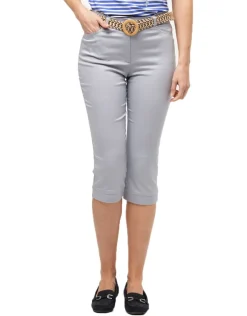New Corsaire coton gris Pantacourts