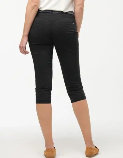 Hot Corsaire coton noir Pantacourts