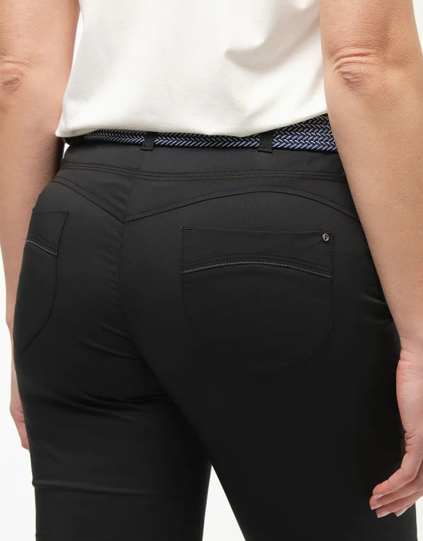Hot Corsaire coton noir Pantacourts