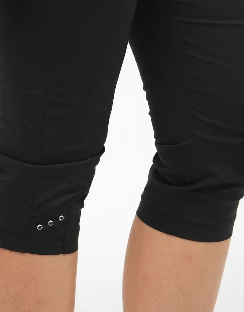 Hot Corsaire coton noir Pantacourts