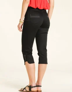 Discount Corsaire coton noir Pantacourts