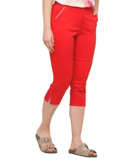Hot Corsaire coton rouge Pantacourts