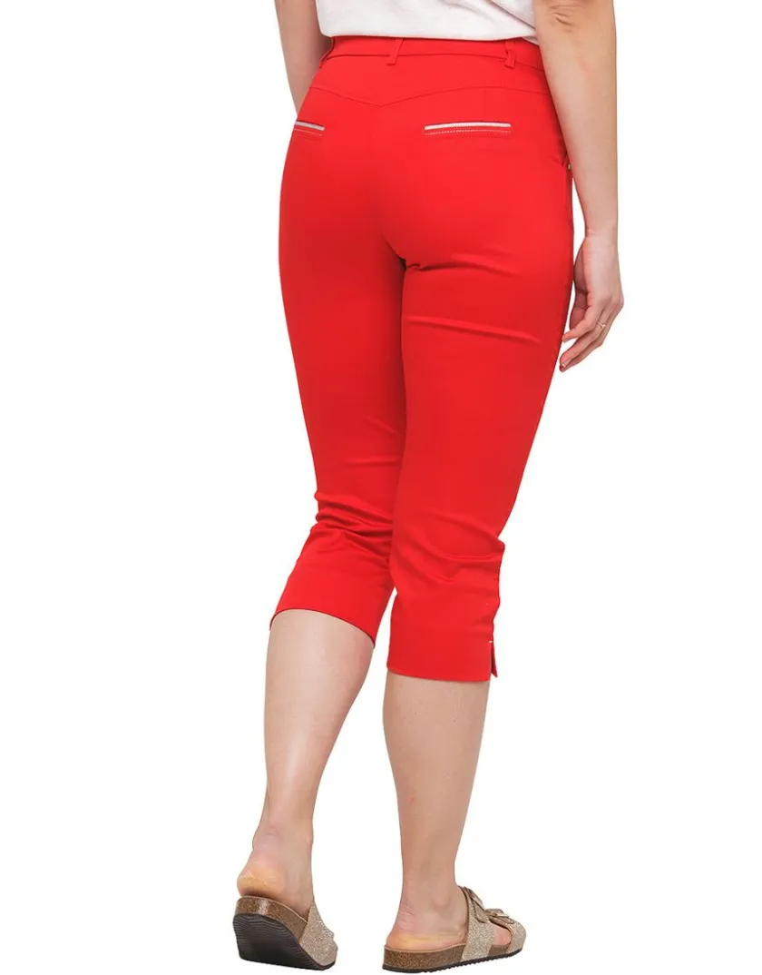 Hot Corsaire coton rouge Pantacourts