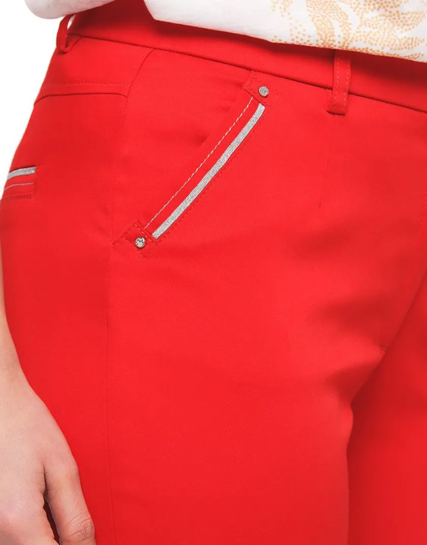 Hot Corsaire coton rouge Pantacourts