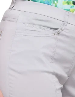 Discount Corsaire gris stretch Pantacourts