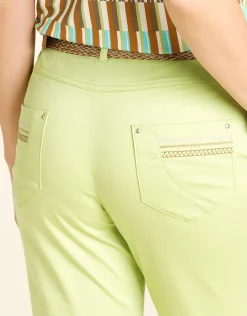 Discount Corsaire stretch pomme Pantacourts