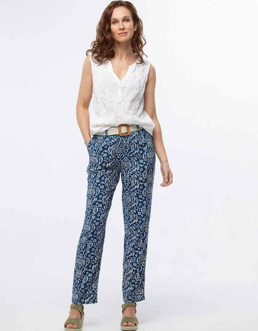 Discount Débardeur coton brodé T-shirts|Chemisiers & Blouses