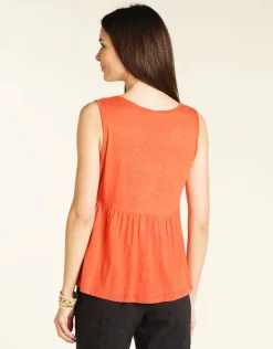 Hot Débardeur coton flammé T-shirts|Hauts