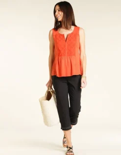 Hot Débardeur coton flammé T-shirts|Hauts