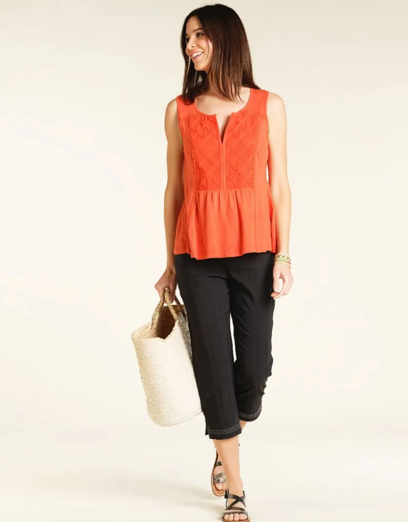 Hot Débardeur coton flammé T-shirts|Hauts